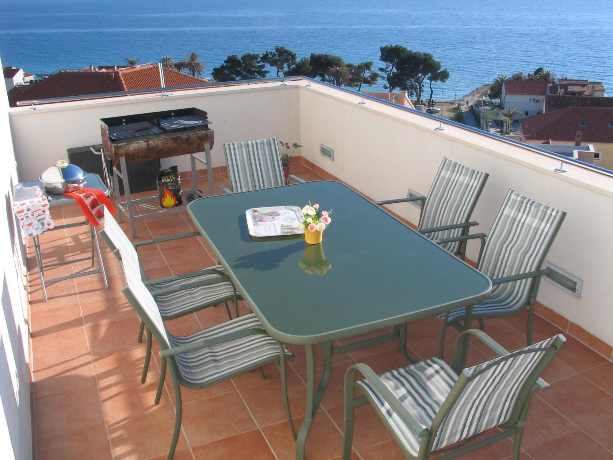 Luxury Apartments Villa Lenka Podstrana Bagian luar foto
